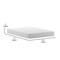 Merrick Lane Iris CertiPUR-US Certified Memory Foam Mattress Infused with Charcoal & Green Tea Cooling Gel